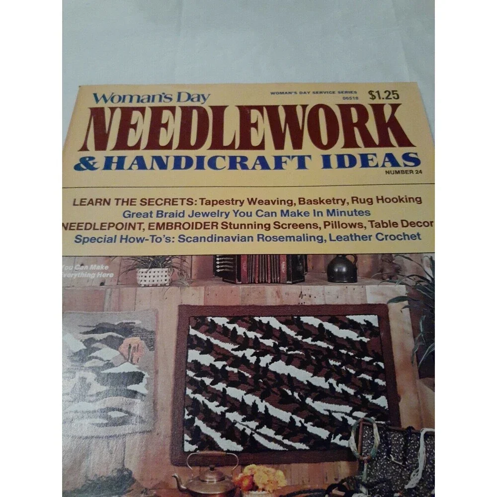Woman's Day Needlework & Handicrafts Ideas #24 c1977 Woman’s Day Service Series